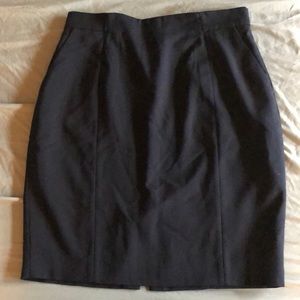 Navy blue skirt